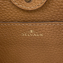 将图像加载到图库查看器中,Delvaux Bread Bucket Serpice BrownAA0607ATT0ADNDO Leather Size Mini