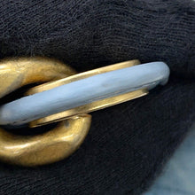 将图像加载到图库查看器中,CHANEL Matelasse Hobo Shoulder Bag Light BlueAS5339 Denim