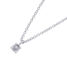 Load image into Gallery viewer, TIFFANY&Co. Solitaire Necklace Pt950