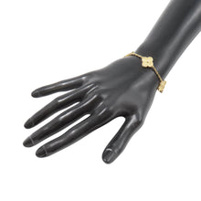 将图像加载到图库查看器中,Van Cleef & Arpels Vintage Alhambra Bracelet 5 motifsVCARO1IE00 18K Yellow Gold