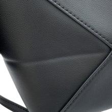 将图像加载到图库查看器中,LOEWE Puzzle Fold Tote BlackA657V25X01 Leather Size Mini