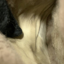 Load image into Gallery viewer, CHANEL CC Logo Fur Sandals GreigeG45984 Mouton Size 36C