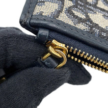 将图像加载到图库查看器中,Dior 30Montaigne Oblique Phone Case Beige/NavyS2090UTZQ Canvas Leather