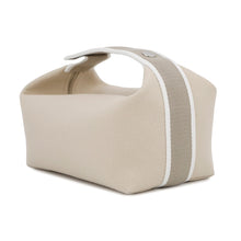 将图像加载到图库查看器中,HERMES Brid a Black Beige Canvas Size PM