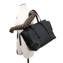 Load image into Gallery viewer, GUCCI GG embossed Tote Bag Black625774 GG emboss