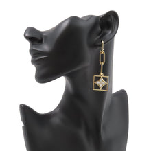 将图像加载到图库查看器中,LOUIS VUITTON Boucles D'oreilles B Blossom Shell Diamond EarringsQ96790 18K Yellow Gold