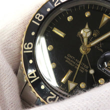 将图像加载到图库查看器中,ROLEX GMT Master W40mm Stainless Steel K18YG Black Dial1675/3