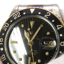 将图像加载到图库查看器中,ROLEX GMT Master W40mm Stainless Steel K18YG Black Dial1675/3