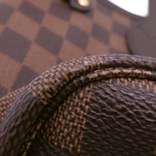 将图像加载到图库查看器中,LOUIS VUITTON Neverfull RedN41359 Damier Ebene Canvas Size PM