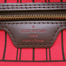 将图像加载到图库查看器中,LOUIS VUITTON Neverfull RedN41359 Damier Ebene Canvas Size PM