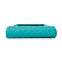 Load image into Gallery viewer, CHANEL Matelasse Clutch Bag TurquoiseA98558 Lambskin