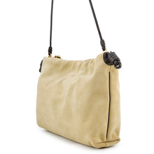 Load image into Gallery viewer, LOEWE Flamenco Purse 2WAY Shoulder Bag BeigeA411FPDX12 suede Size Large
