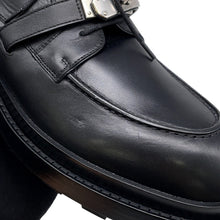 将图像加载到图库查看器中,HERMES Kelly Buckle Short Boots Fiacre Black Leather Size 42