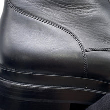 将图像加载到图库查看器中,HERMES Kelly Buckle Short Boots Fiacre Black Leather Size 42