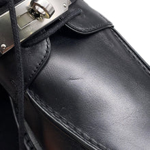 Load image into Gallery viewer, HERMES Kelly Buckle Short Boots Fiacre Black Leather Size 42