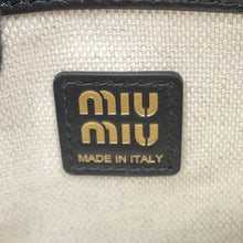 将图像加载到图库查看器中,MIUMIU Pocket bag Black5BC189 Nappa Leather