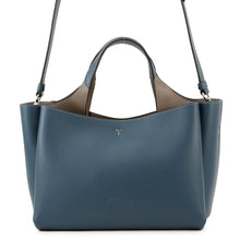 Load image into Gallery viewer, TOD’S Leather 2WAYHandbag Blue/GrayXBWAPAFL100 Leather Size Mini