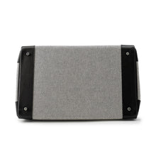 将图像加载到图库查看器中,HERMES HAUT A COURROIES Black/Ecru Toile GM Evercolor Size 40