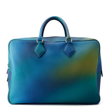Load image into Gallery viewer, HERMES Plume Cosmos Blue Nuit/VioletGradation Togo Leather Size 45