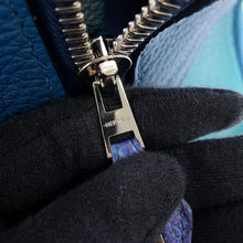 将图像加载到图库查看器中,HERMES Plume Cosmos Blue Nuit/VioletGradation Togo Leather Size 45