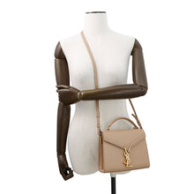 Load image into Gallery viewer, SAINT LAURENT PARIS Cassandra 2WAYShoulder Bag Beige602716 Leather Size Mini