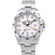 将图像加载到图库查看器中,ROLEX Explorer II W42mm Stainless Steel White Dial216570