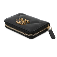将图像加载到图库查看器中,CHANEL CHANEL19/Disneuf coin purse BlackAP0949 Lambskin