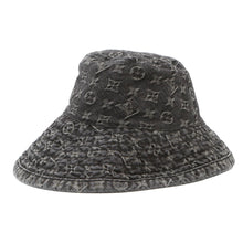 Load image into Gallery viewer, LOUIS VUITTON HatMonogram Denim Hat Size S Black410907 Monogram Denim