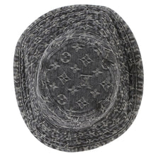 Load image into Gallery viewer, LOUIS VUITTON HatMonogram Denim Hat Size S Black410907 Monogram Denim