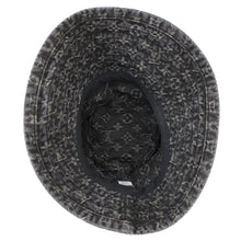 将图像加载到图库查看器中,LOUIS VUITTON HatMonogram Denim Hat Size S Black410907 Monogram Denim