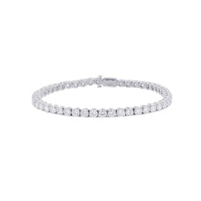 将图像加载到图库查看器中,BVLGARI Griff Tennis Bracelet 18K White Gold