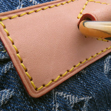 Load image into Gallery viewer, LOUIS VUITTON Sac ad Blue/YellowM95057 Monogram Denim Size PM