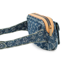 将图像加载到图库查看器中,LOUIS VUITTON Bumbag Blue/YellowM95347 Monogram Denim