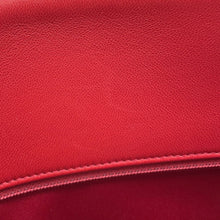 将图像加载到图库查看器中,CHANEL Chevron WChain Tote Red Lambskin