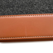 将图像加载到图库查看器中,CELINE CELINE Logo Bucket Shoulder Bag Dark Gray/Brown Felt Leather Size Small