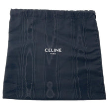 将图像加载到图库查看器中,CELINE CELINE Logo Bucket Shoulder Bag Dark Gray/Brown Felt Leather Size Small