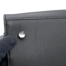 Load image into Gallery viewer, SAINT LAURENT PARIS Downtown Cabas 2-Way Handbag Black436832 Crocodile Embossed Leather