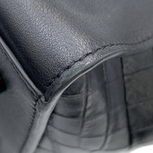 Load image into Gallery viewer, SAINT LAURENT PARIS Downtown Cabas 2-Way Handbag Black436832 Crocodile Embossed Leather