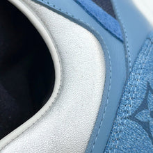将图像加载到图库查看器中,LOUIS VUITTON Run Away Line Sneakers Navy/Blue Denim Suede Size 35