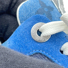 将图像加载到图库查看器中,LOUIS VUITTON Run Away Line Sneakers Navy/Blue Denim Suede Size 35