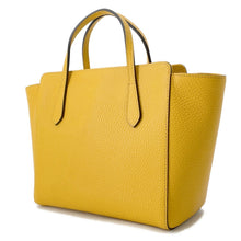 将图像加载到图库查看器中,GUCCI Children's Swing Tote Yellow/Beige355640 Leather