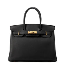 Load image into Gallery viewer, HERMES Birkin Black Togo Leather Size 30
