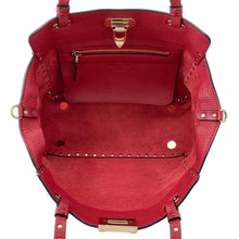 将图像加载到图库查看器中,Valentino Garavani Rock Studded 2-way Shoulder Bag RedNW2B0037VSF Leather