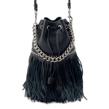将图像加载到图库查看器中,J&M DAVIDSON Shoulder Bag Carnival Black Leather
