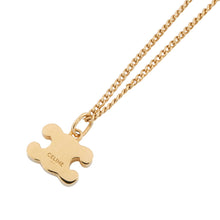 将图像加载到图库查看器中,CELINE Triomphe Necklace Gold460GB6BZI Gold Plated Rhinestone