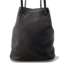 将图像加载到图库查看器中,MIUMIU Mini bag Black5NF460 Leather