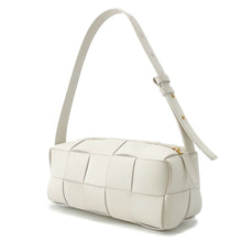 将图像加载到图库查看器中,Bottega Veneta Maxi INTRECCIATO Brique Cassette Hobo Bag White729166 Lambskin Size Small