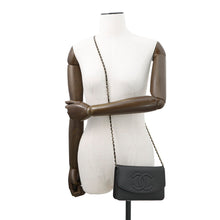 将图像加载到图库查看器中,CHANEL Chain wallet BlackAP4653 Caviar Leather