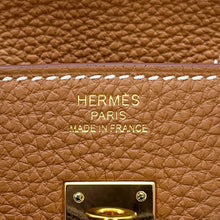 将图像加载到图库查看器中,HERMES Birkin Gold Togo Leather Size 25