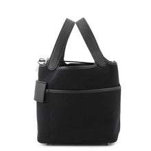 Load image into Gallery viewer, HERMES Picotin Lock Cargo Black Towar Goeran Swift Leather Size PM
